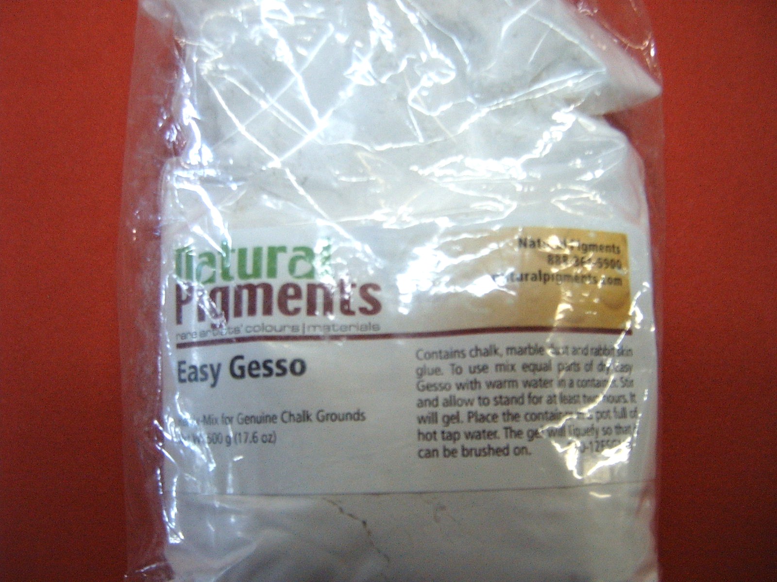 Natural Pigments Easy Gesso